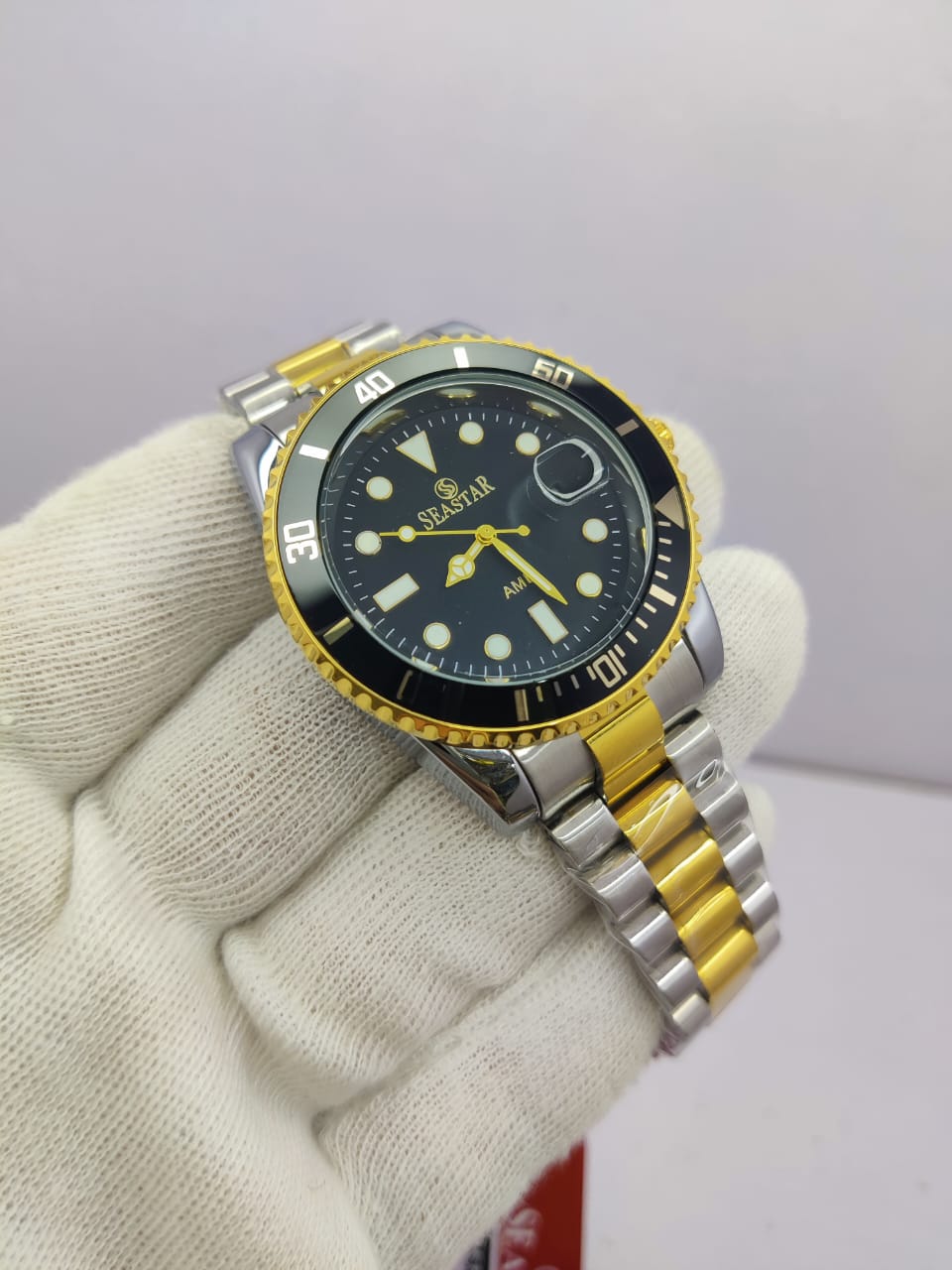 SEASCAR Green Diver Watch – Stainless Steel Automatic
