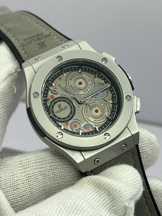 Men's Hublot Watch  Hublot Big Bang Calendar Leather Strap Watch