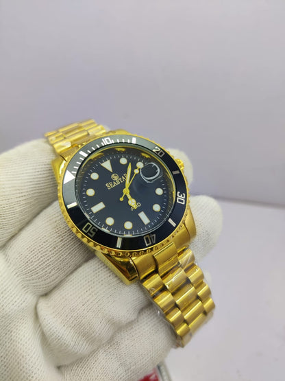 SEASCAR Green Diver Watch – Stainless Steel Automatic