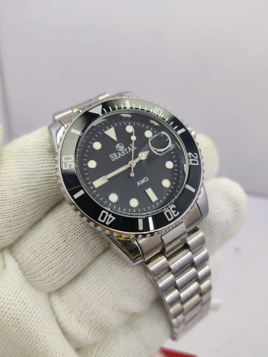SEASCAR Green Diver Watch – Stainless Steel Automatic